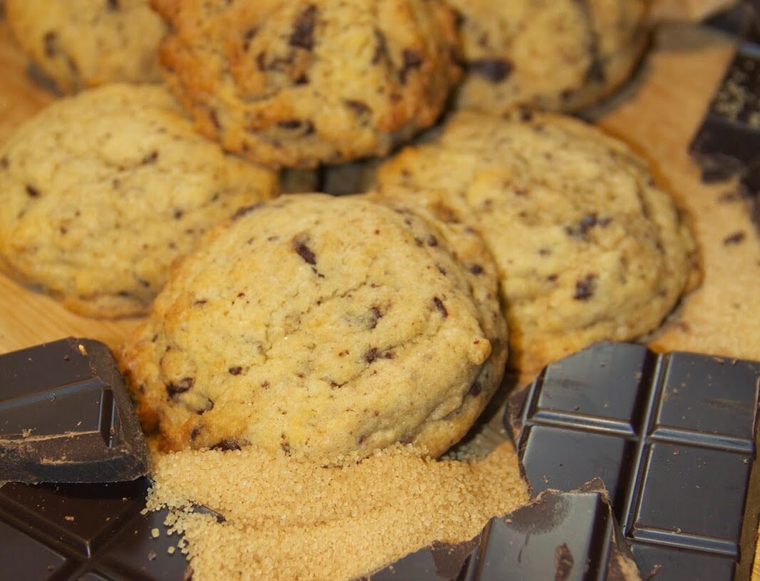 Cookies crousti-moelleux au chocolat noir